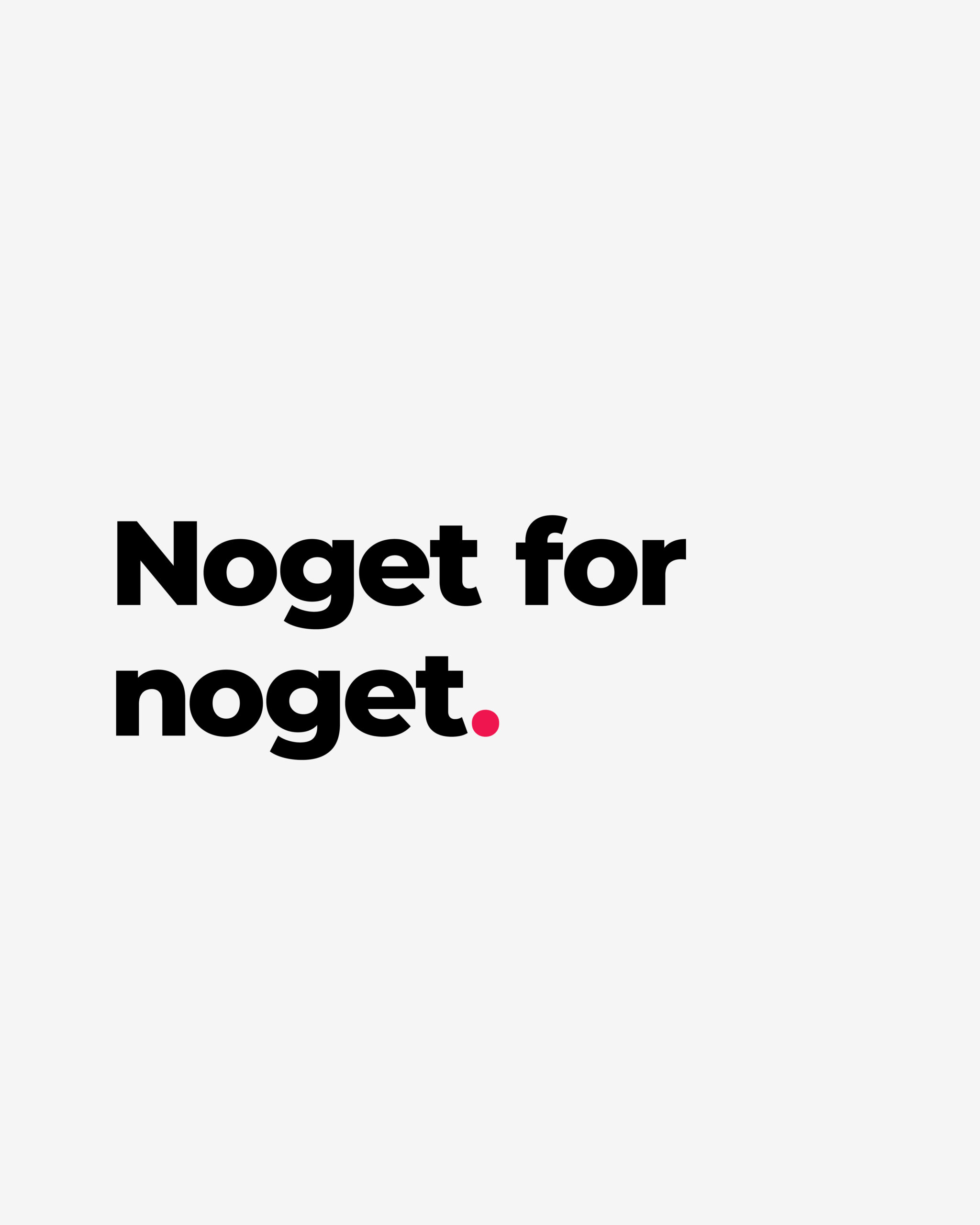 Noget for noget