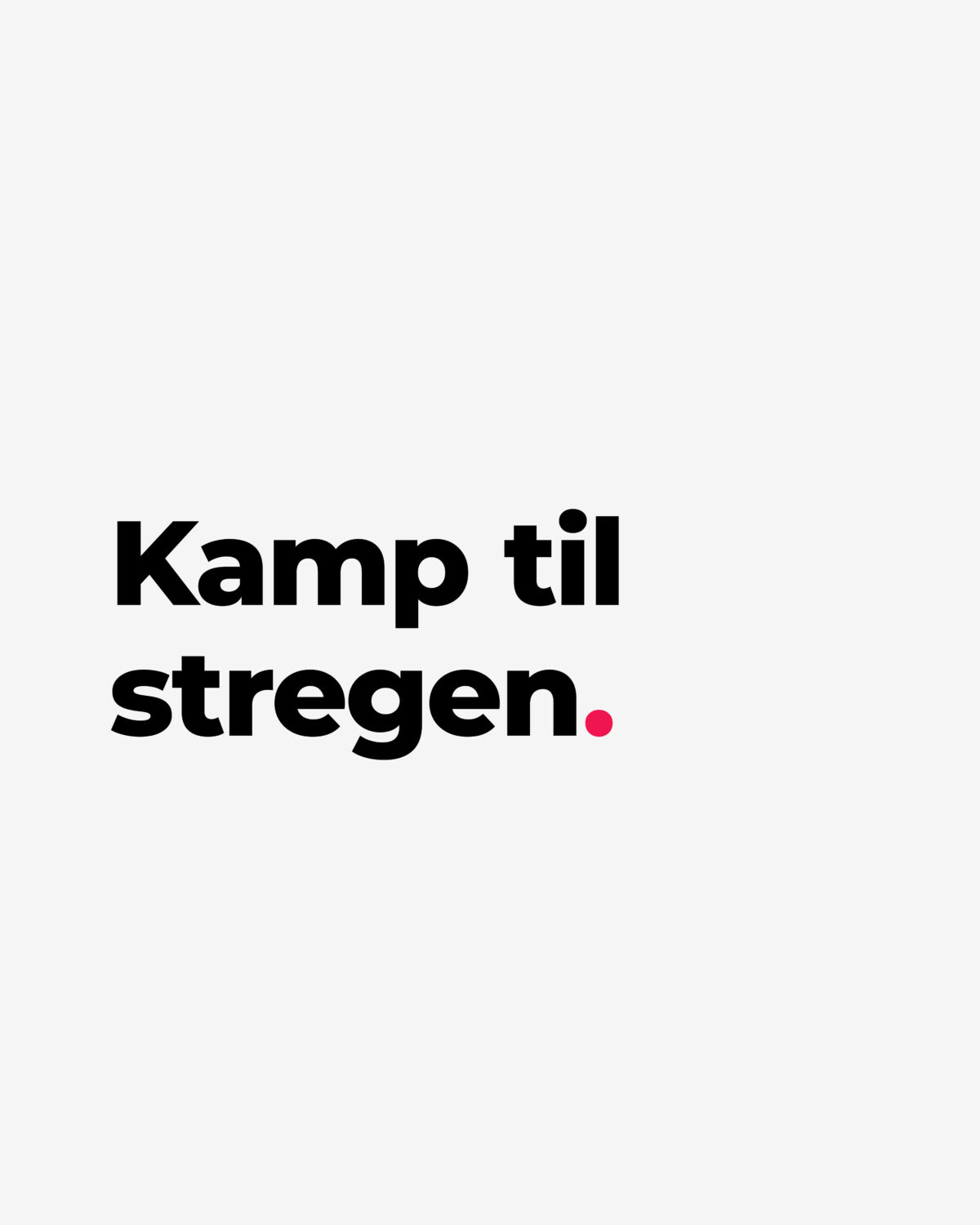 Kamp til stregen